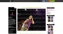 Desktop Screenshot of mamzellemae.skyrock.com