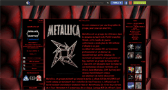 Desktop Screenshot of metallica-for-all.skyrock.com