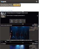 Tablet Screenshot of a-corps-danse.skyrock.com
