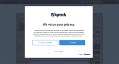 Desktop Screenshot of justyne.skyrock.com