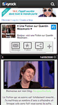 Mobile Screenshot of fic-quentin-louly.skyrock.com