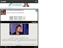 Tablet Screenshot of fic-quentin-louly.skyrock.com
