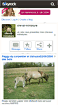 Mobile Screenshot of cheval-miniature.skyrock.com