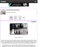 Tablet Screenshot of generation-clermont-fd.skyrock.com