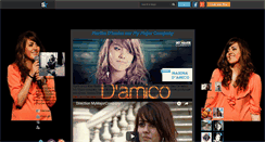 Desktop Screenshot of officielxmarinaxdamico.skyrock.com