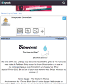 Tablet Screenshot of chronodark.skyrock.com