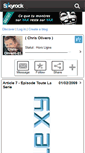 Mobile Screenshot of chris-olivero-01.skyrock.com