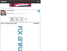 Tablet Screenshot of chris-olivero-01.skyrock.com