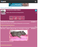 Tablet Screenshot of elevage-des-chons-perdus.skyrock.com