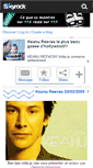 Mobile Screenshot of i-love-keanu01.skyrock.com