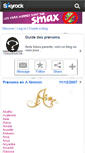 Mobile Screenshot of guidedesprenoms.skyrock.com