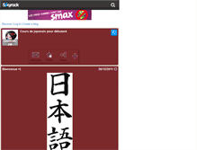Tablet Screenshot of cours-de-jap.skyrock.com