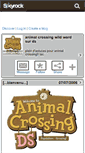 Mobile Screenshot of animalcrossing1.skyrock.com