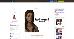 Desktop Screenshot of models-de-sims.skyrock.com