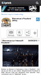 Mobile Screenshot of interactif-poudlard.skyrock.com