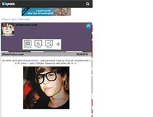 Tablet Screenshot of jbiebsfictionlove.skyrock.com