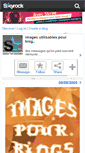 Mobile Screenshot of imagepourblog.skyrock.com
