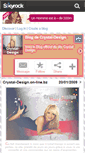 Mobile Screenshot of crystal-design.skyrock.com