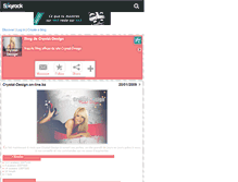 Tablet Screenshot of crystal-design.skyrock.com