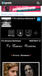 Mobile Screenshot of fic-severus-hermione.skyrock.com