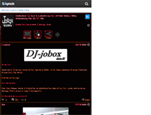 Tablet Screenshot of dj-jobox.skyrock.com