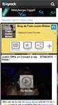 Mobile Screenshot of faan-justin-bieber.skyrock.com