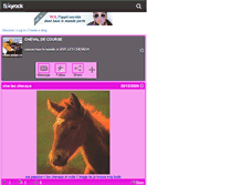 Tablet Screenshot of chevaldecourse33.skyrock.com