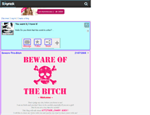 Tablet Screenshot of beware-this-bitch.skyrock.com