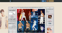 Desktop Screenshot of justbieber.skyrock.com