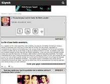 Tablet Screenshot of demi-source.skyrock.com