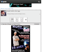 Tablet Screenshot of hayder-fans.skyrock.com