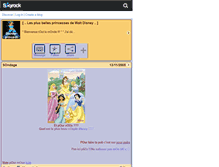 Tablet Screenshot of disney-princess.skyrock.com