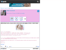 Tablet Screenshot of concours-de-bebes-star.skyrock.com