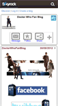 Mobile Screenshot of doctorwhofanblog.skyrock.com