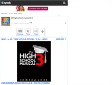 Tablet Screenshot of highschoolmusical2.skyrock.com