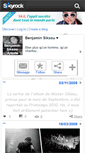Mobile Screenshot of benjamin-siksou-artiste.skyrock.com