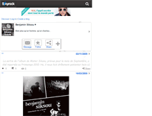 Tablet Screenshot of benjamin-siksou-artiste.skyrock.com