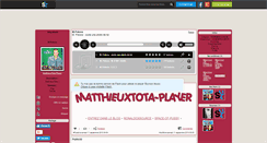 Desktop Screenshot of matthieuxtota-player.skyrock.com