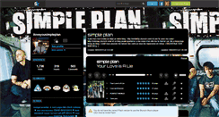 Desktop Screenshot of iloveyousimpleplan.skyrock.com