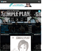 Tablet Screenshot of iloveyousimpleplan.skyrock.com