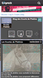 Mobile Screenshot of ecurie-pheline.skyrock.com