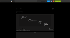 Desktop Screenshot of justbecauseofyou.skyrock.com
