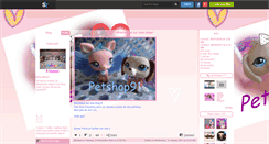 Desktop Screenshot of petshop91.skyrock.com
