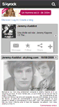 Mobile Screenshot of jeremy-aaddict.skyrock.com