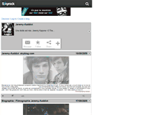 Tablet Screenshot of jeremy-aaddict.skyrock.com