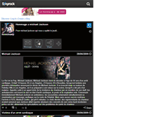 Tablet Screenshot of formichaeljackson.skyrock.com