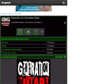 Tablet Screenshot of generation-mixtape.skyrock.com