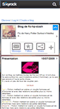 Mobile Screenshot of fic-hp-slash.skyrock.com