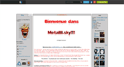 Desktop Screenshot of metallll.skyrock.com
