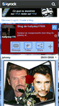 Mobile Screenshot of hallyday17000.skyrock.com